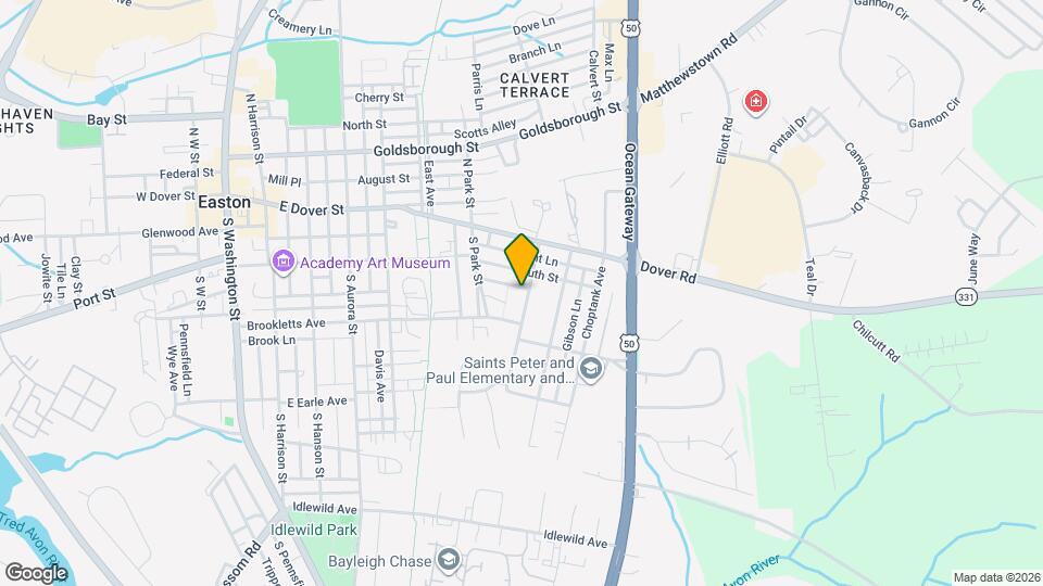 109 Tred Avon Ave Map and Location Details