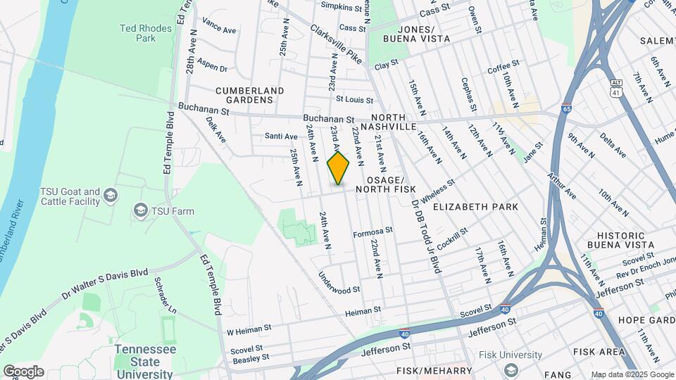 2302 Osage St Mapa y Detalles de la Ubicación