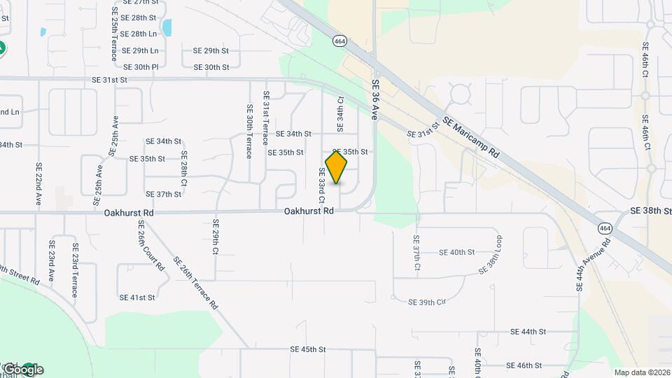 3612 SE 34th Ct Map and Location Details
