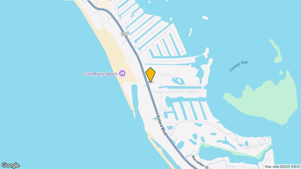 6895 Estero Blvd Map and Location Details