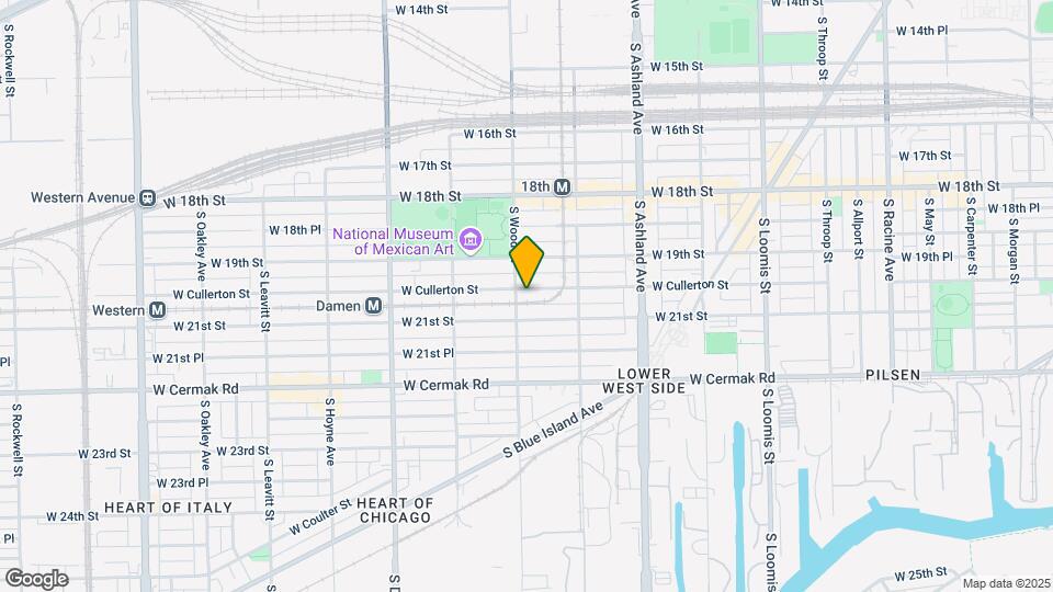 1751 W Cullerton St Map and Location Details