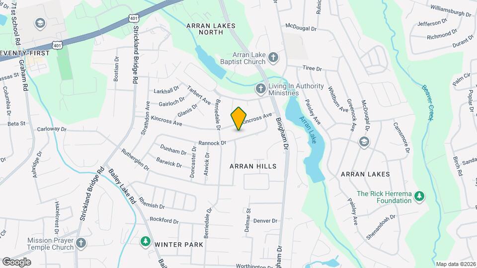 6350 Rannock Dr Mapa y Detalles de la Ubicación