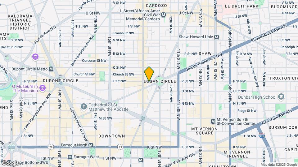 1311 Rhode Island Ave NW Map and Location Details