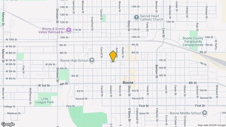 616 Greene St Map and Location Details