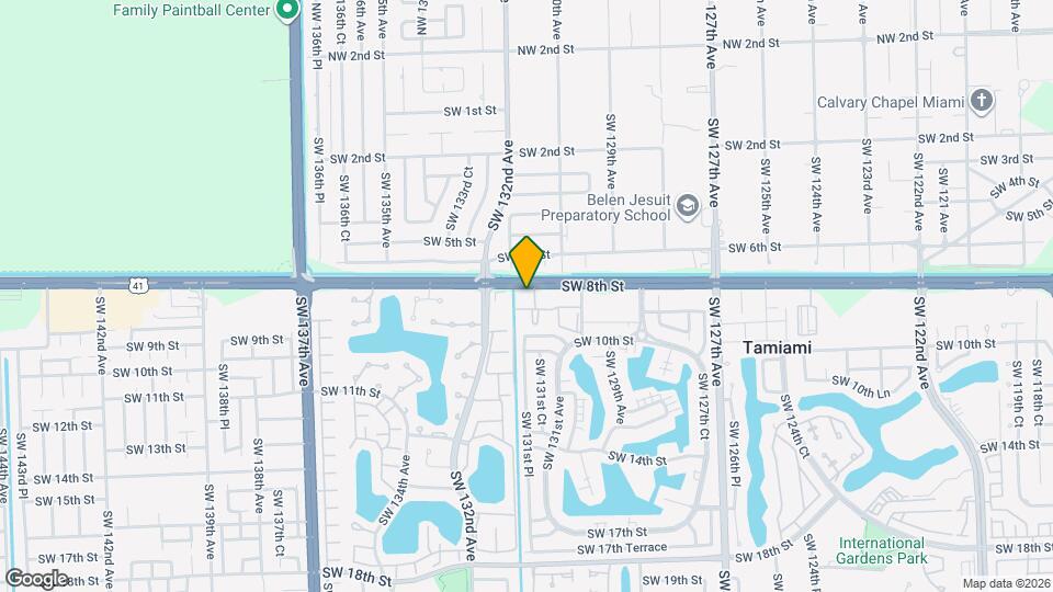 840 SW 129th Pl Map and Location Details