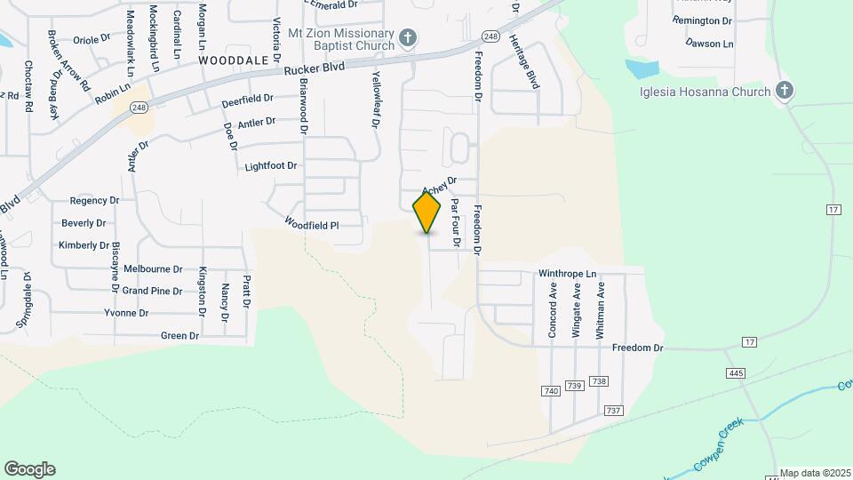 123 N Springview Dr Map and Location Details