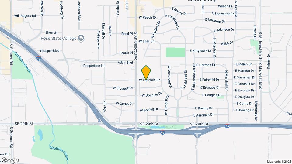 222 W Fairchild Dr Map and Location Details
