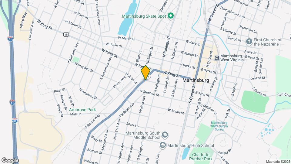 531 W John St, Unit 1 Map and Location Details