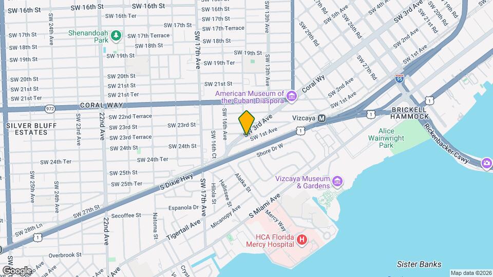 3681 SW 3rd Ave Map and Location Details