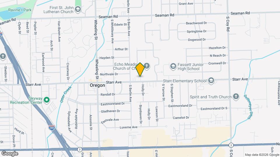 2831 Starr Ave Map and Location Details