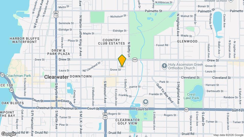 1244 Grove St Map and Location Details