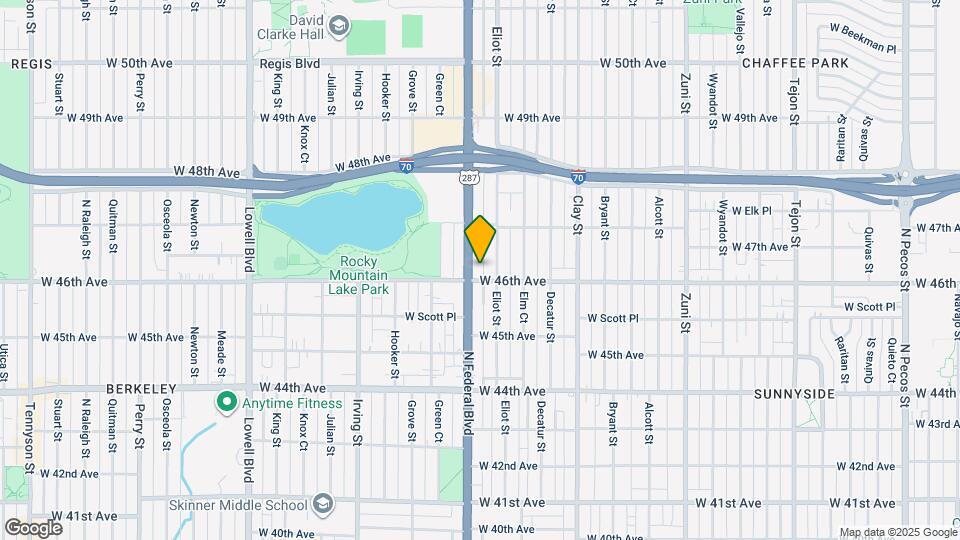 4618 N Federal Blvd Map and Location Details