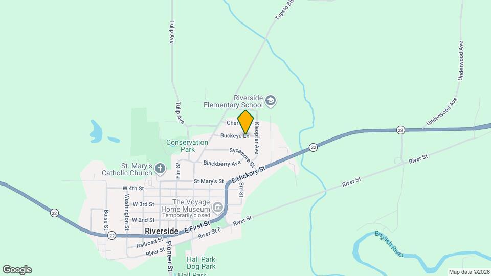 117 Buckeye Ln Map and Location Details