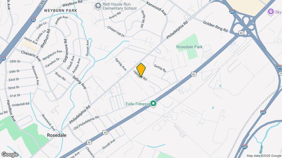 1231 Hilldale Rd Mapa y Detalles de la Ubicación