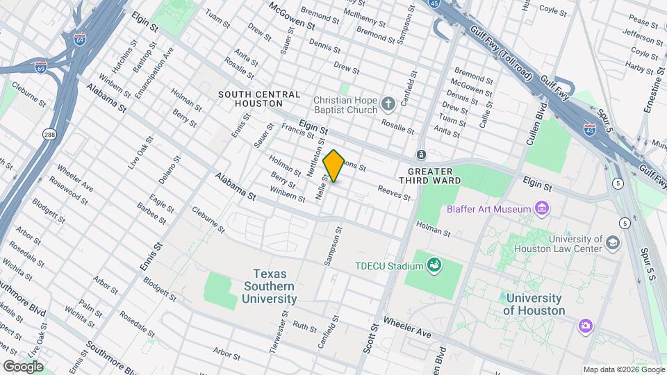 3344 Sanders St Mapa y Detalles de la Ubicación
