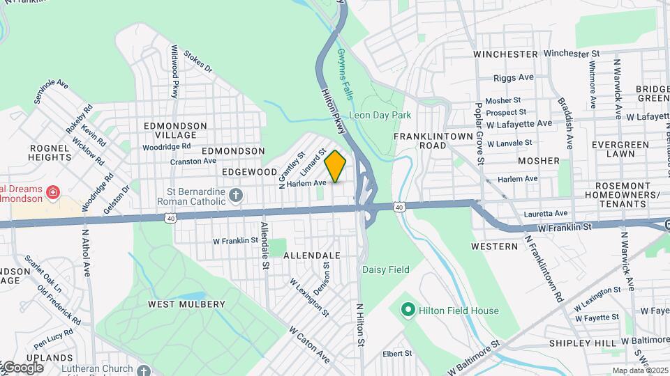 627 Denison St Map and Location Details