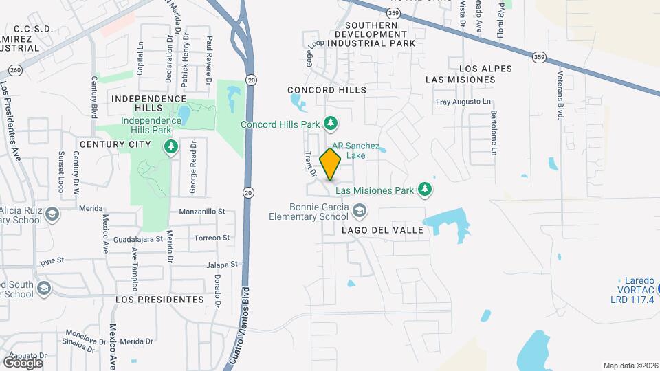 1113 Trent Dr Map and Location Details