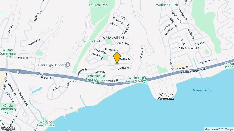 1401 Ohialoke St Map and Location Details