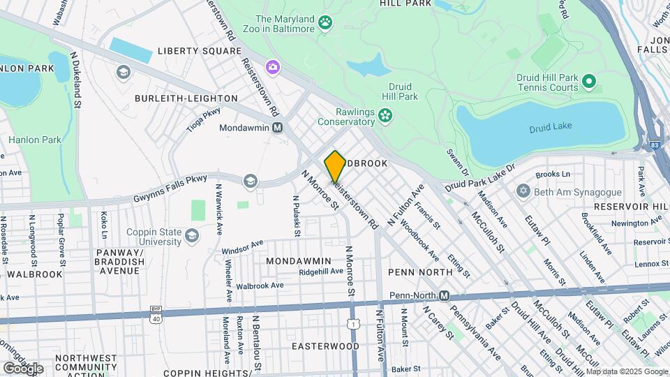 2334 Reisterstown Rd Map and Location Details