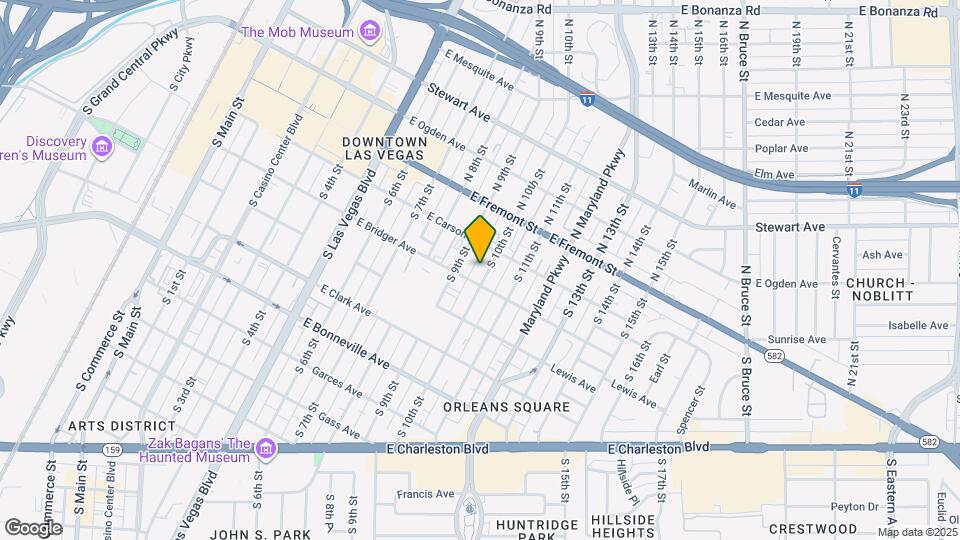 222 S 10th St Map and Location Details