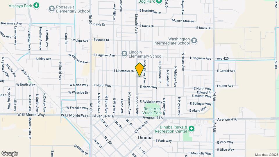 590 Lincoln Ave Map and Location Details