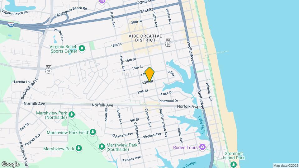 606 13th St Map and Location Details