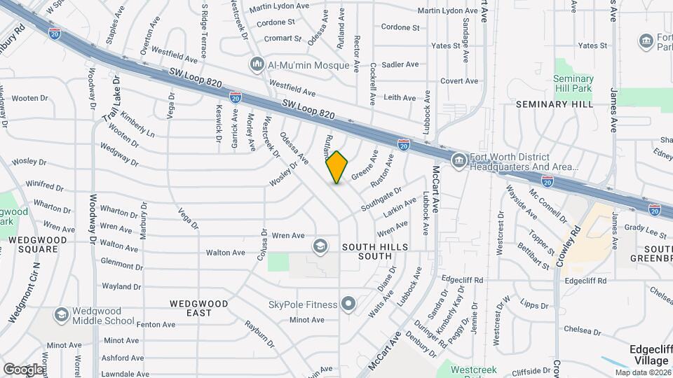 5605 Odessa Ave Map and Location Details