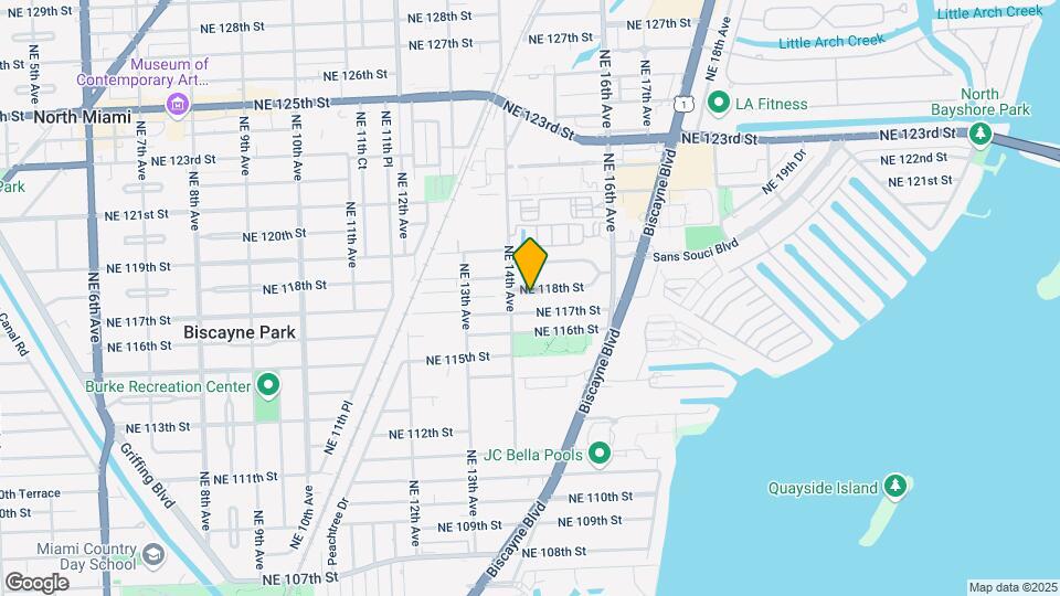 1424 NE 118th St Map and Location Details