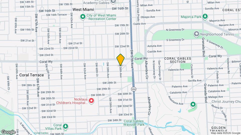 2502 SW 58th Ave Map and Location Details