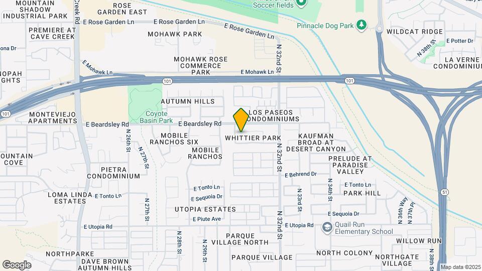 3039 E Escuda Rd Map and Location Details