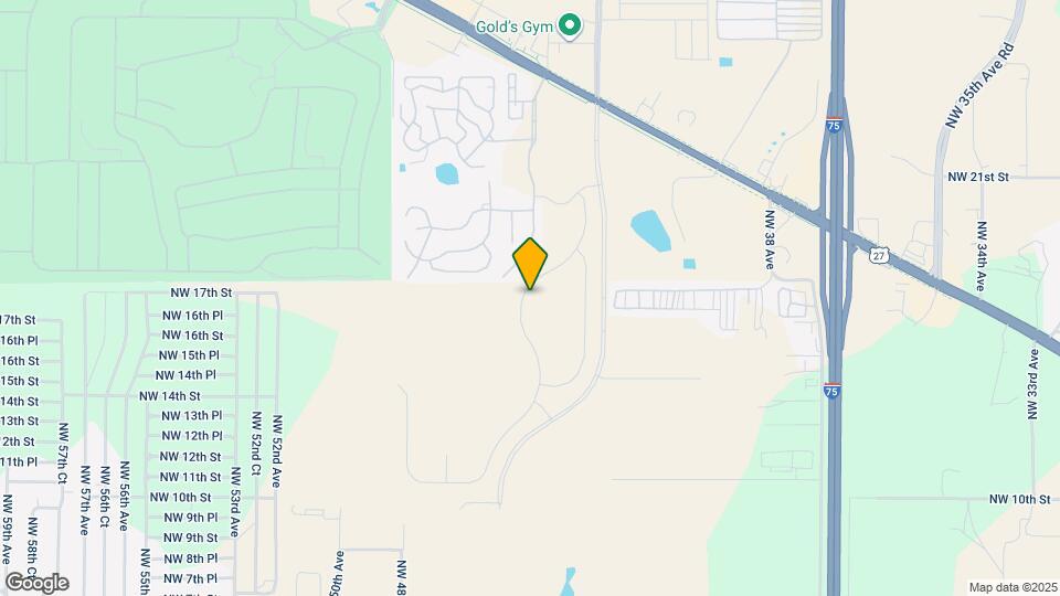 1695 NW 44th Ct Map and Location Details