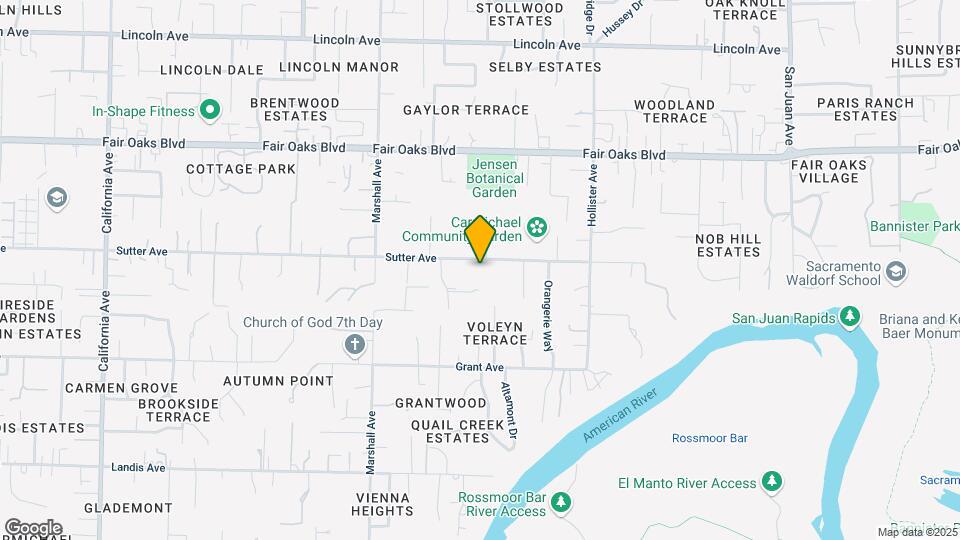 6848 Sutter Ave Mapa y Detalles de la Ubicación