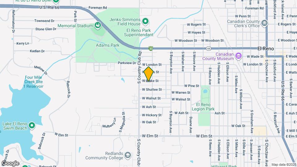 1505 W Blake St Map and Location Details