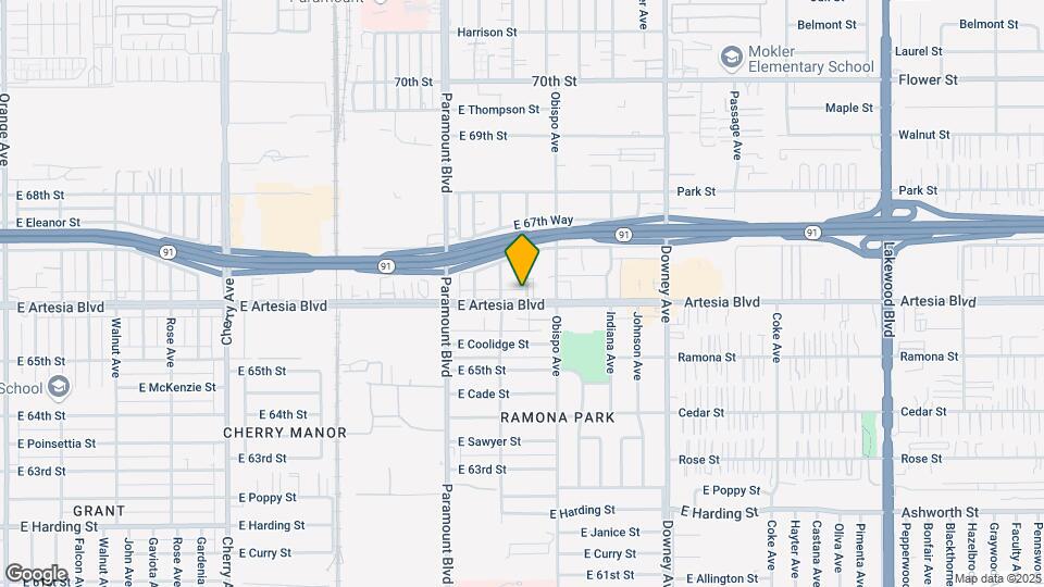 3043 E Artesia Blvd Map and Location Details