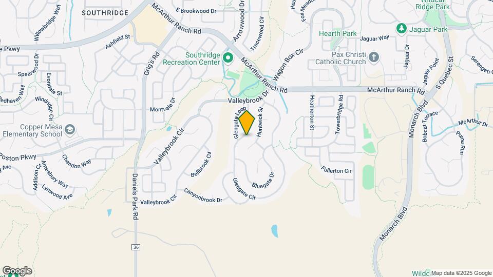 10786 Glengate Cir Map and Location Details
