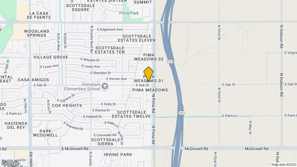 2301 N 87th Way Mapa y Detalles de la Ubicación