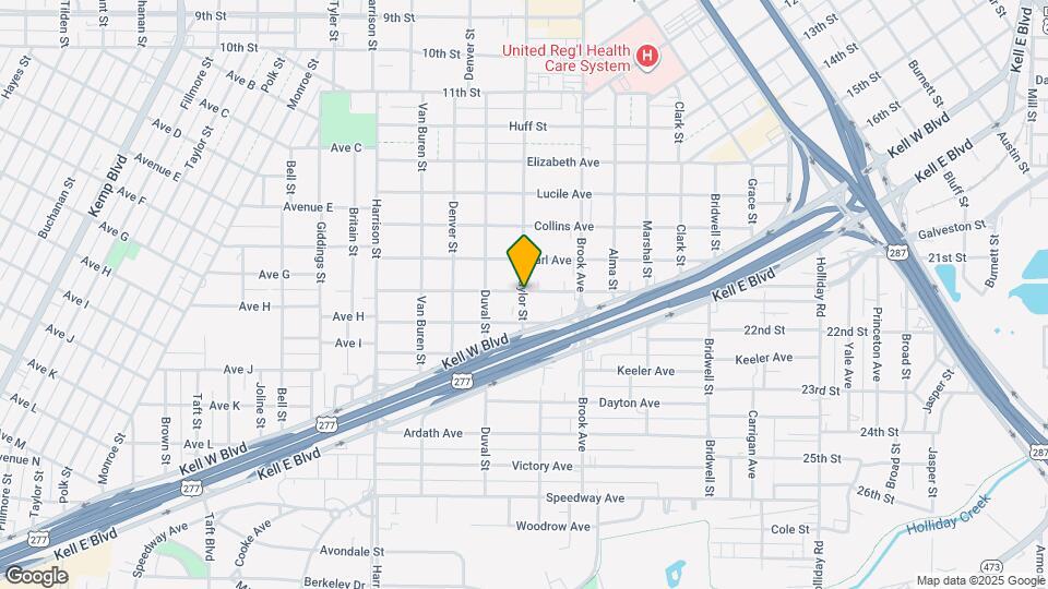 1723 1/2 McGregor Ave Map and Location Details