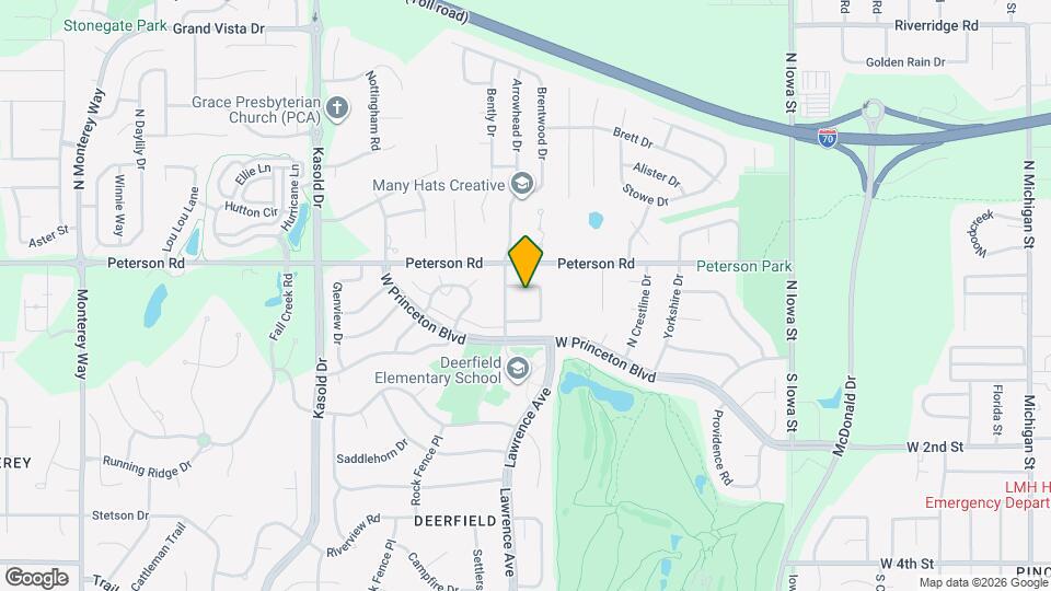 2909 Moccasin Dr Map and Location Details