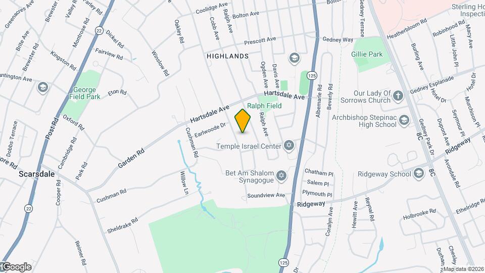 205 Soundview Ave Map and Location Details