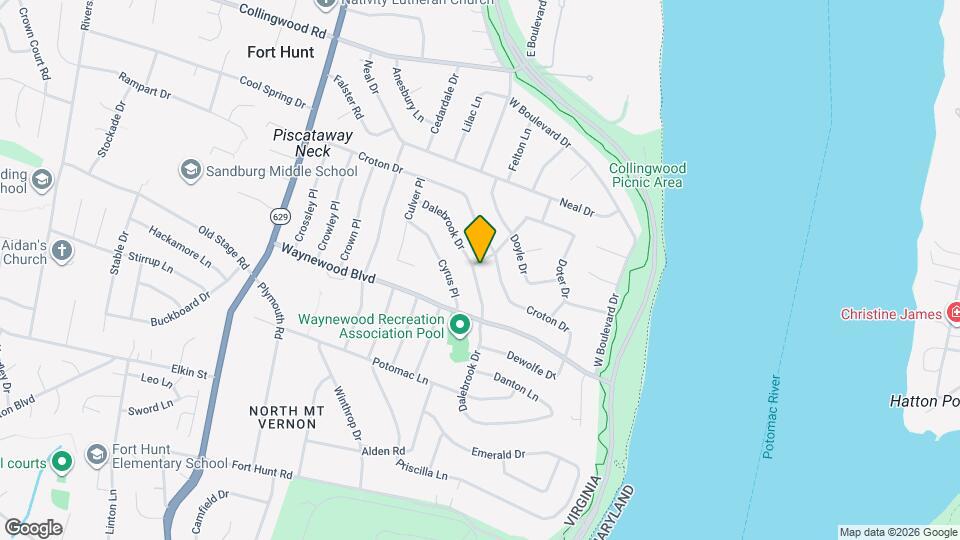 1048 Dalebrook Dr Map and Location Details