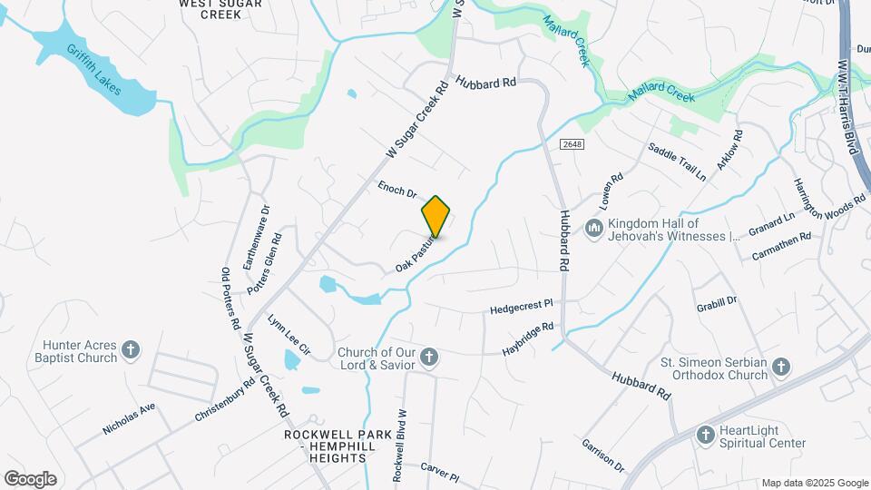 5022 Oak Pasture Ln Map and Location Details