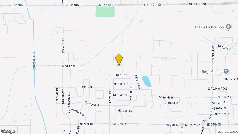 10811 NE 96th Ct Map and Location Details