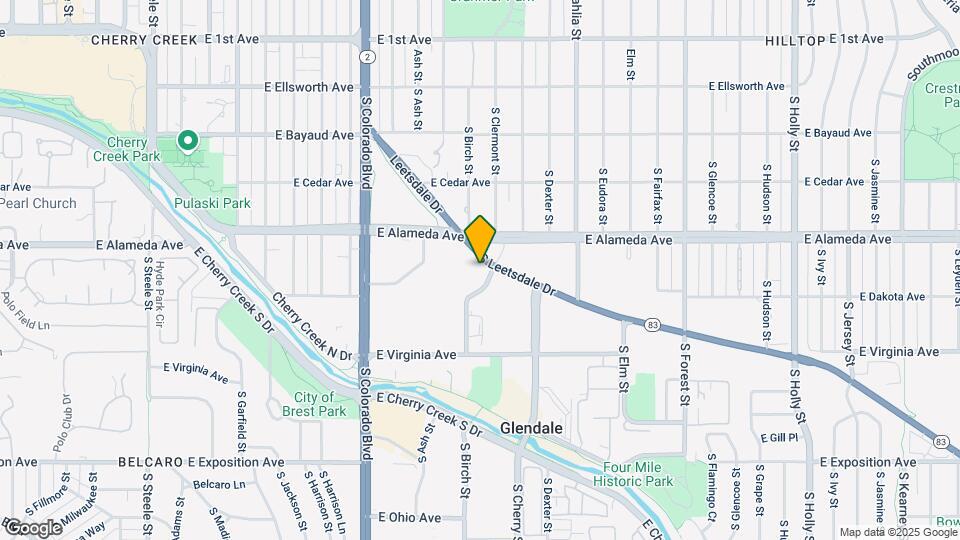 Furnished Studio-Denver - Cherry Creek Map and Location Details
