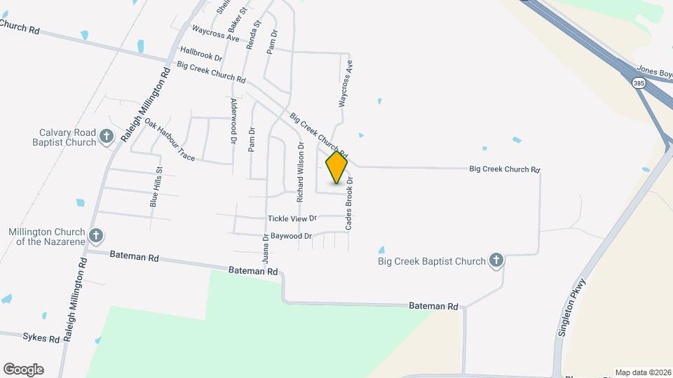 5024 Clear Creek Dr Map and Location Details