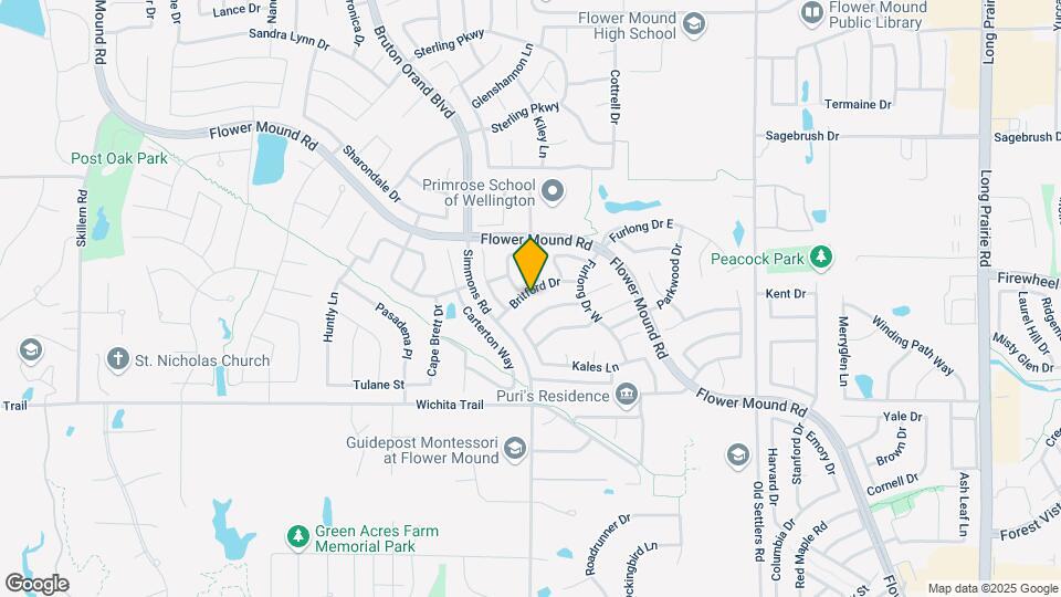 3721 Britford Dr Mapa y Detalles de la Ubicación