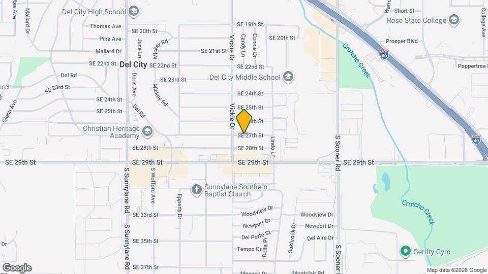 4722 SE 27th St Map and Location Details