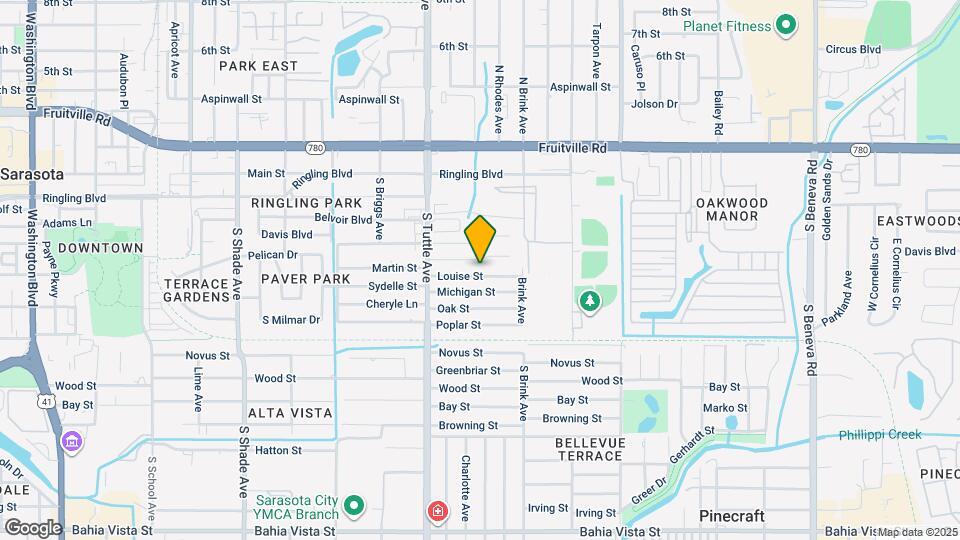 2903 Louise St Map and Location Details