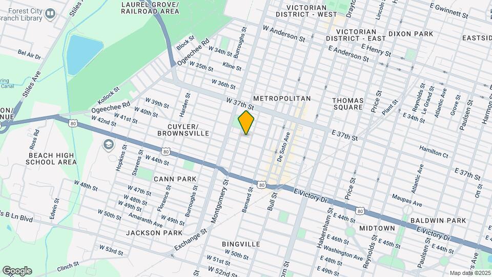 316 W 40th St Map and Location Details