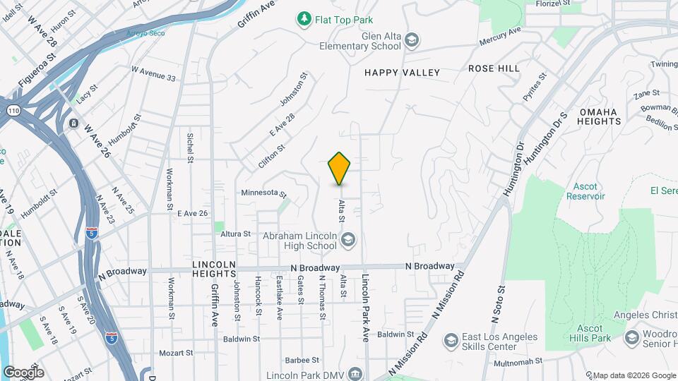 2715 Alta St Map and Location Details