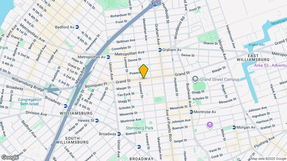 638 Grand St Map and Location Details